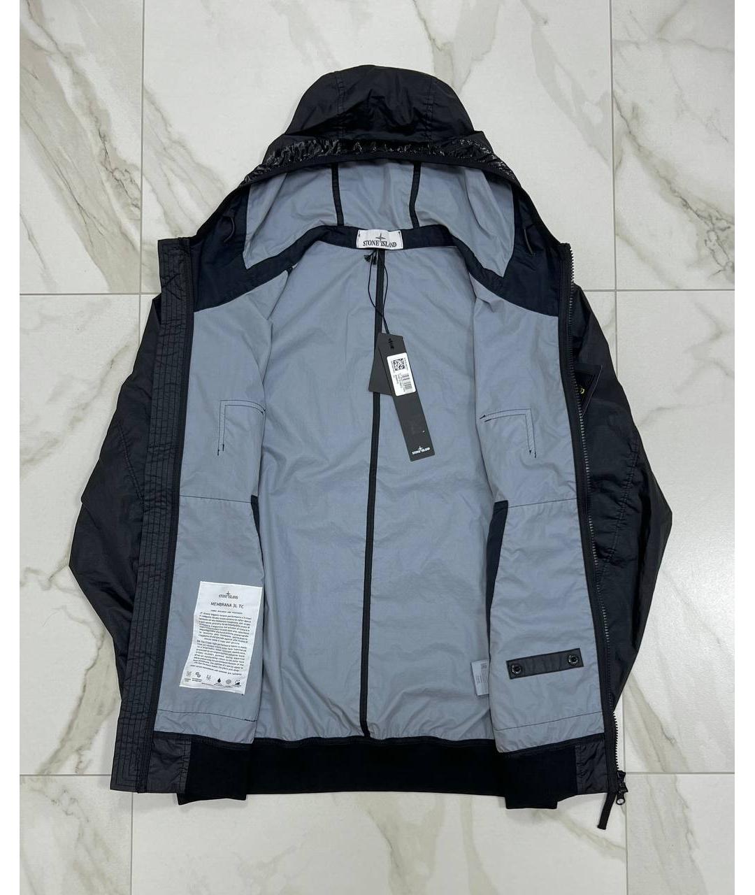 STONE ISLAND Черная куртка, фото 5