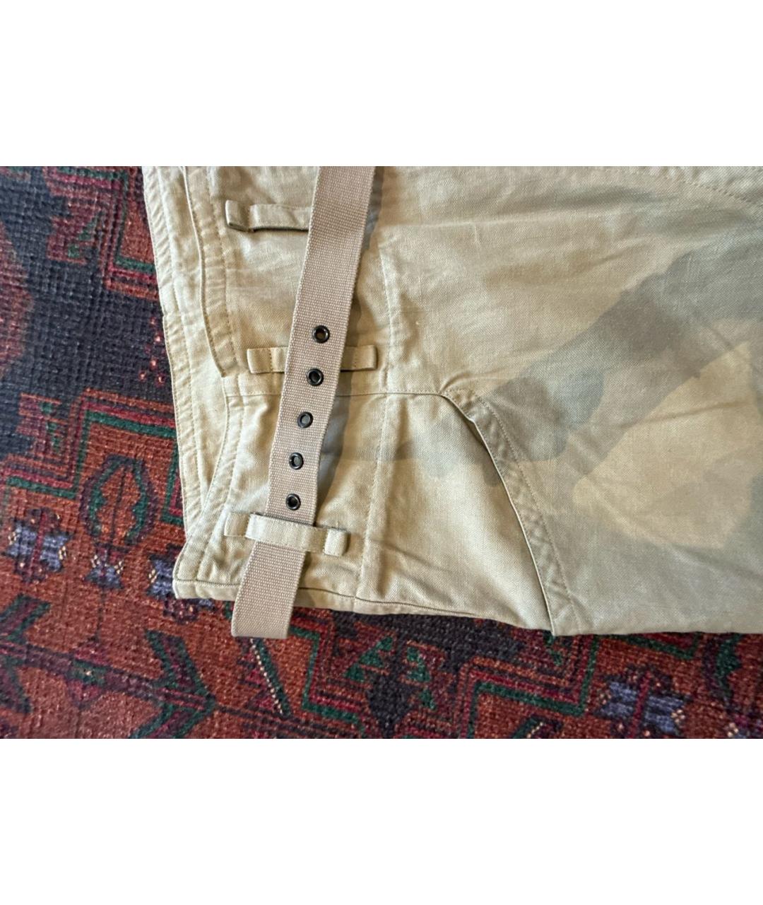 ISABEL MARANT ETOILE Хаки хлопковая юбка мини, фото 4