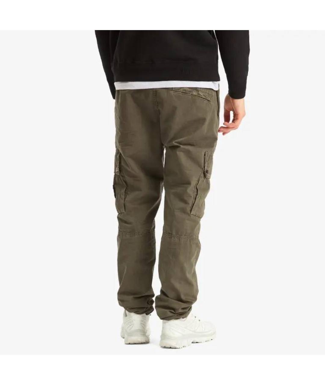 STONE ISLAND Хаки повседневные брюки, фото 9