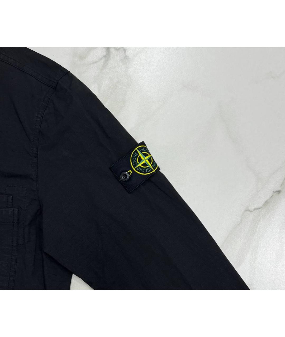 STONE ISLAND Черная куртка, фото 3