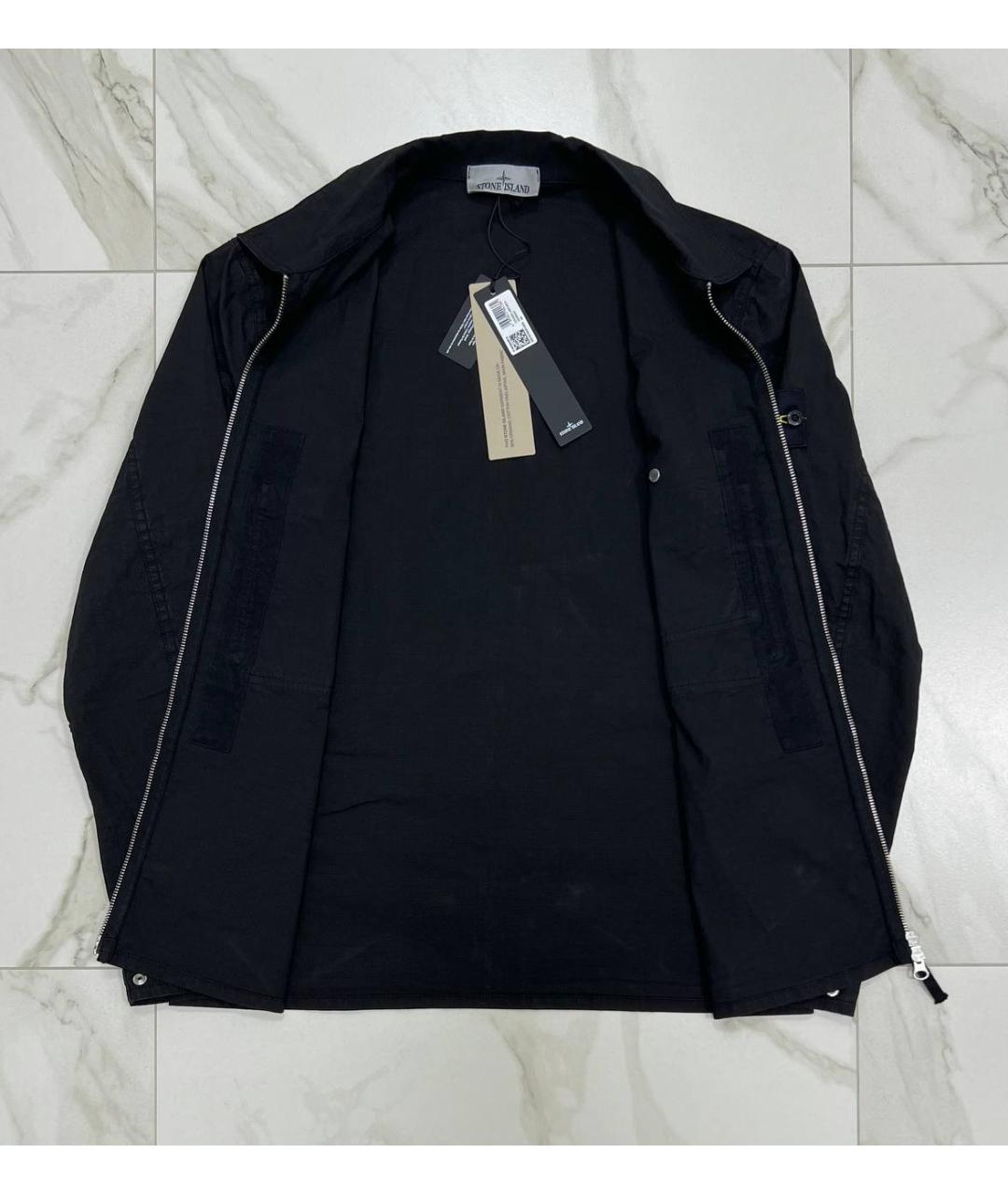 STONE ISLAND Черная куртка, фото 5