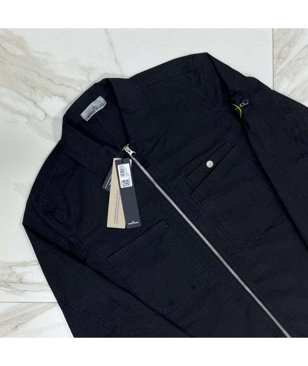 STONE ISLAND Черная куртка, фото 2