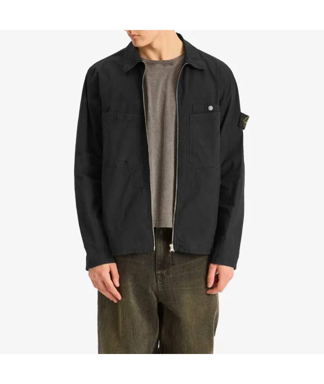 STONE ISLAND Черная куртка, фото 8