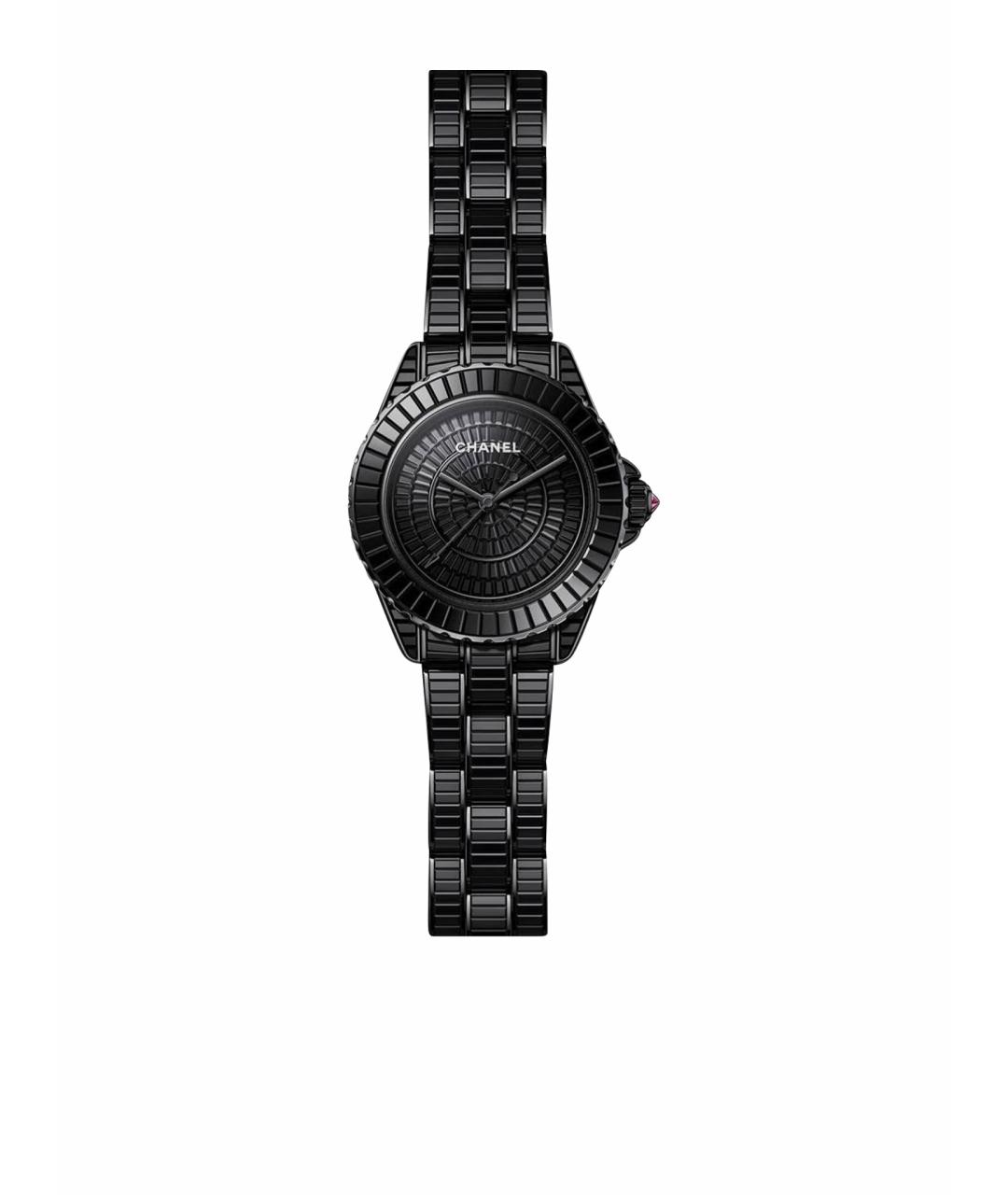 CHANEL Черные часы, фото 3