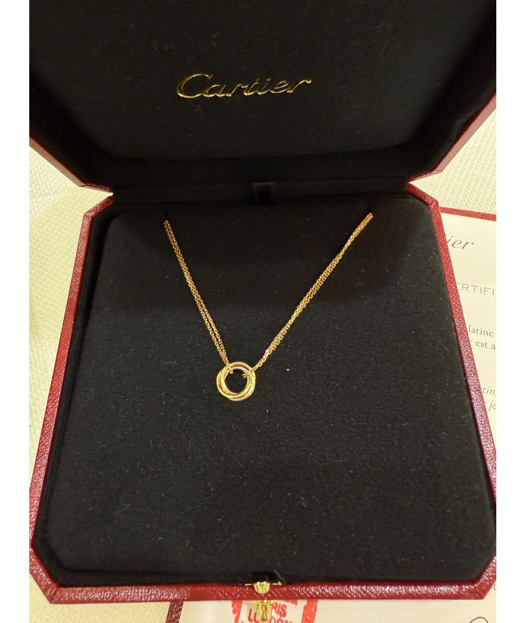 CARTIER Золотое колье из белого золота, фото 6