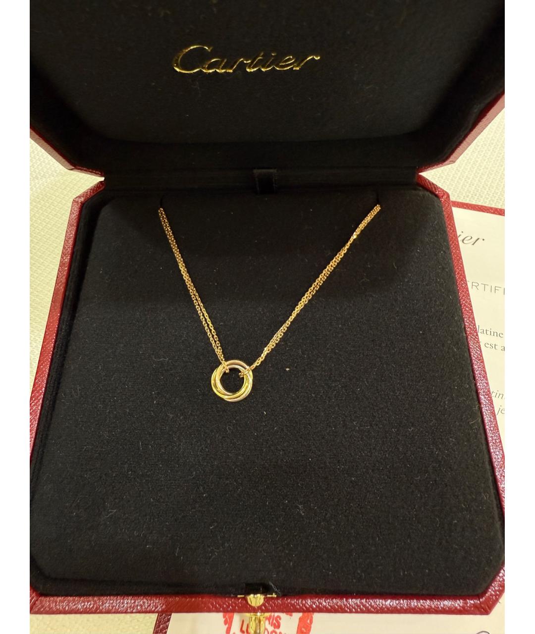 CARTIER Золотое колье из белого золота, фото 2
