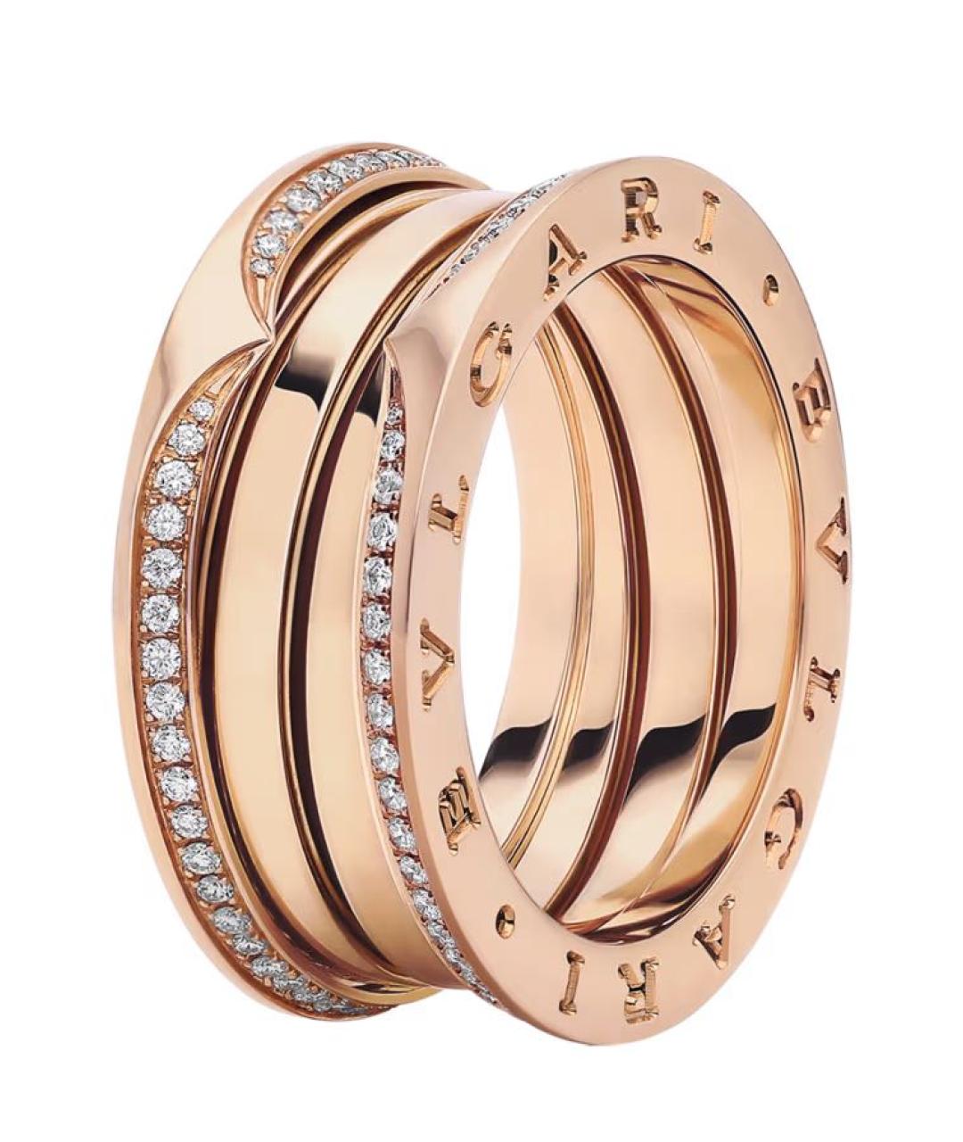 BVLGARI Розовое кольцо из розового золота, фото 1