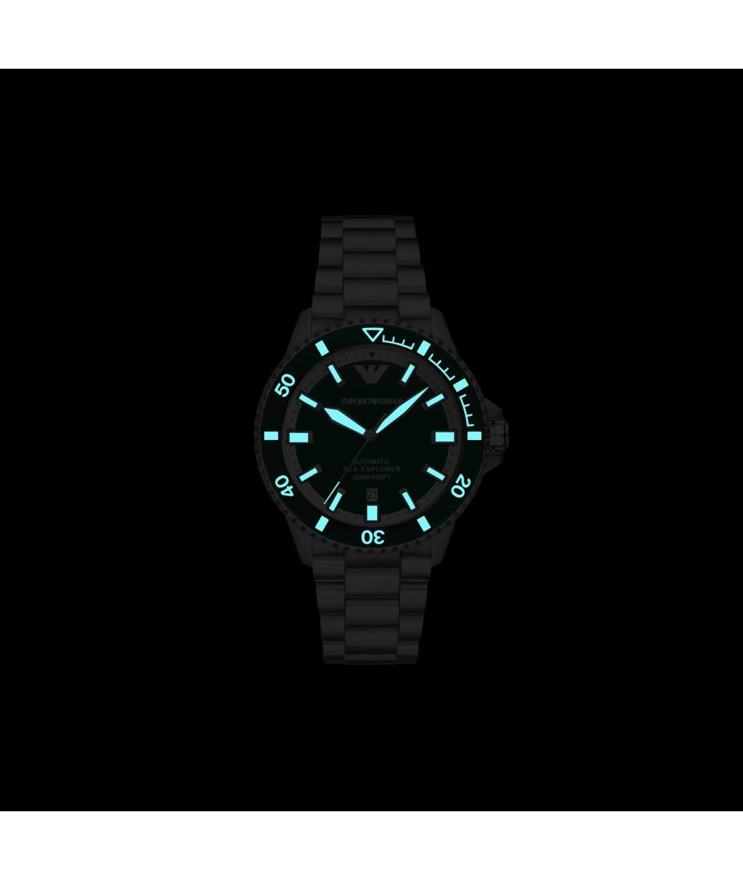 EMPORIO ARMANI Серебряные стальные часы, фото 6