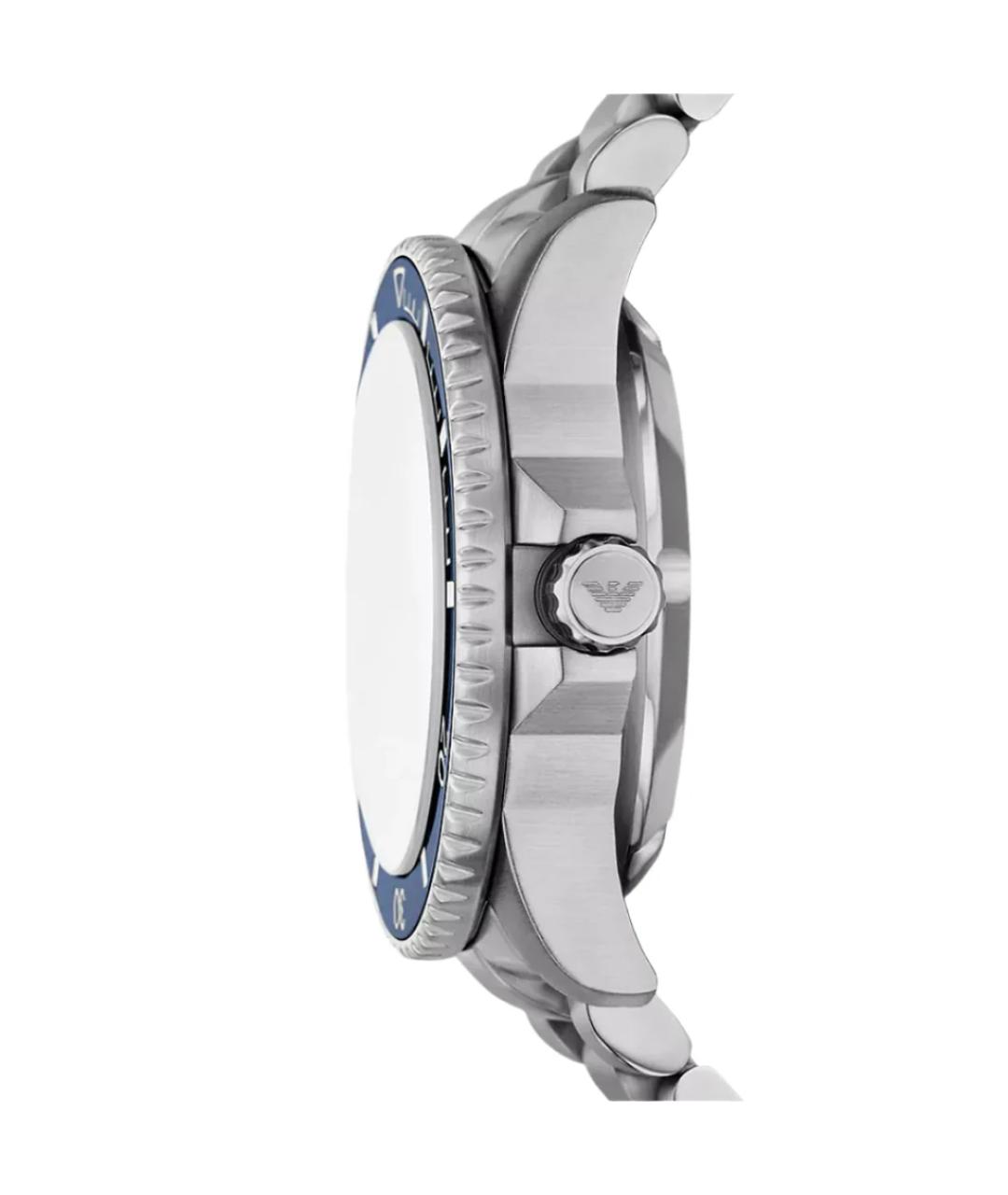 EMPORIO ARMANI Серебряные стальные часы, фото 3
