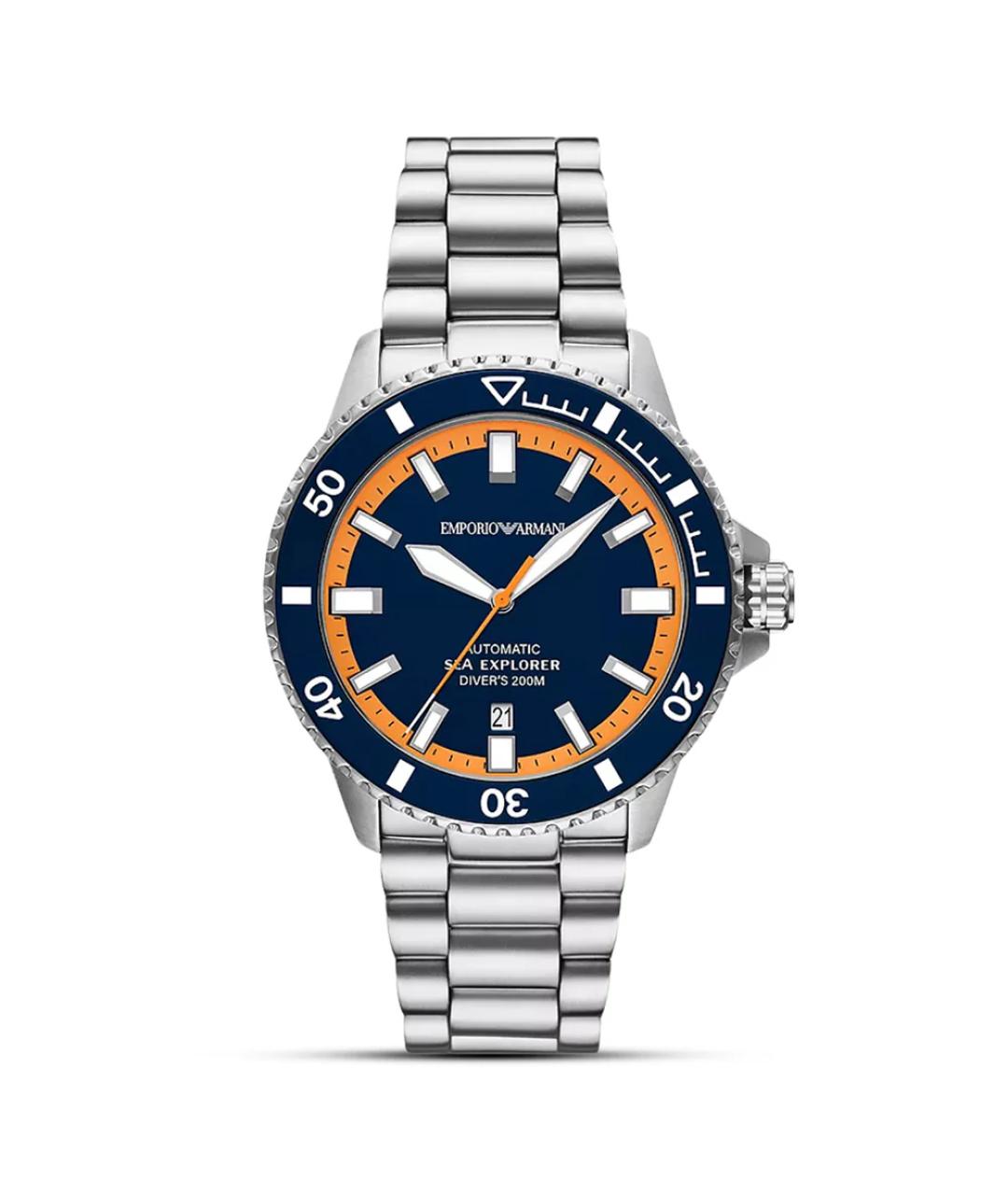 EMPORIO ARMANI Серебряные стальные часы, фото 8