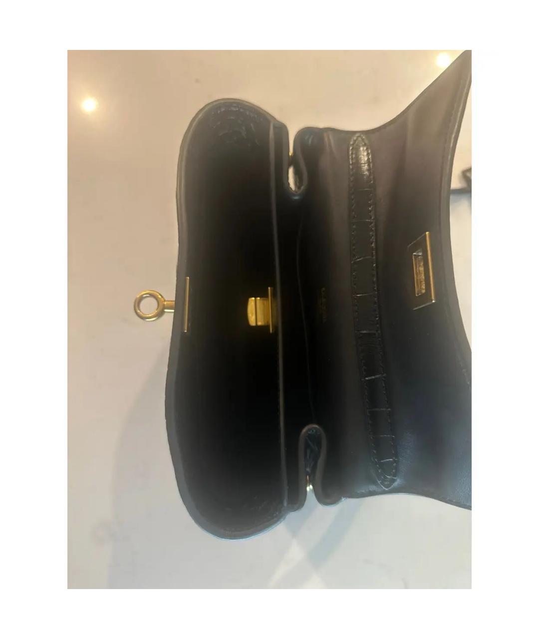 BALENCIAGA Черная сумка с короткими ручками из искусственной кожи, фото 8