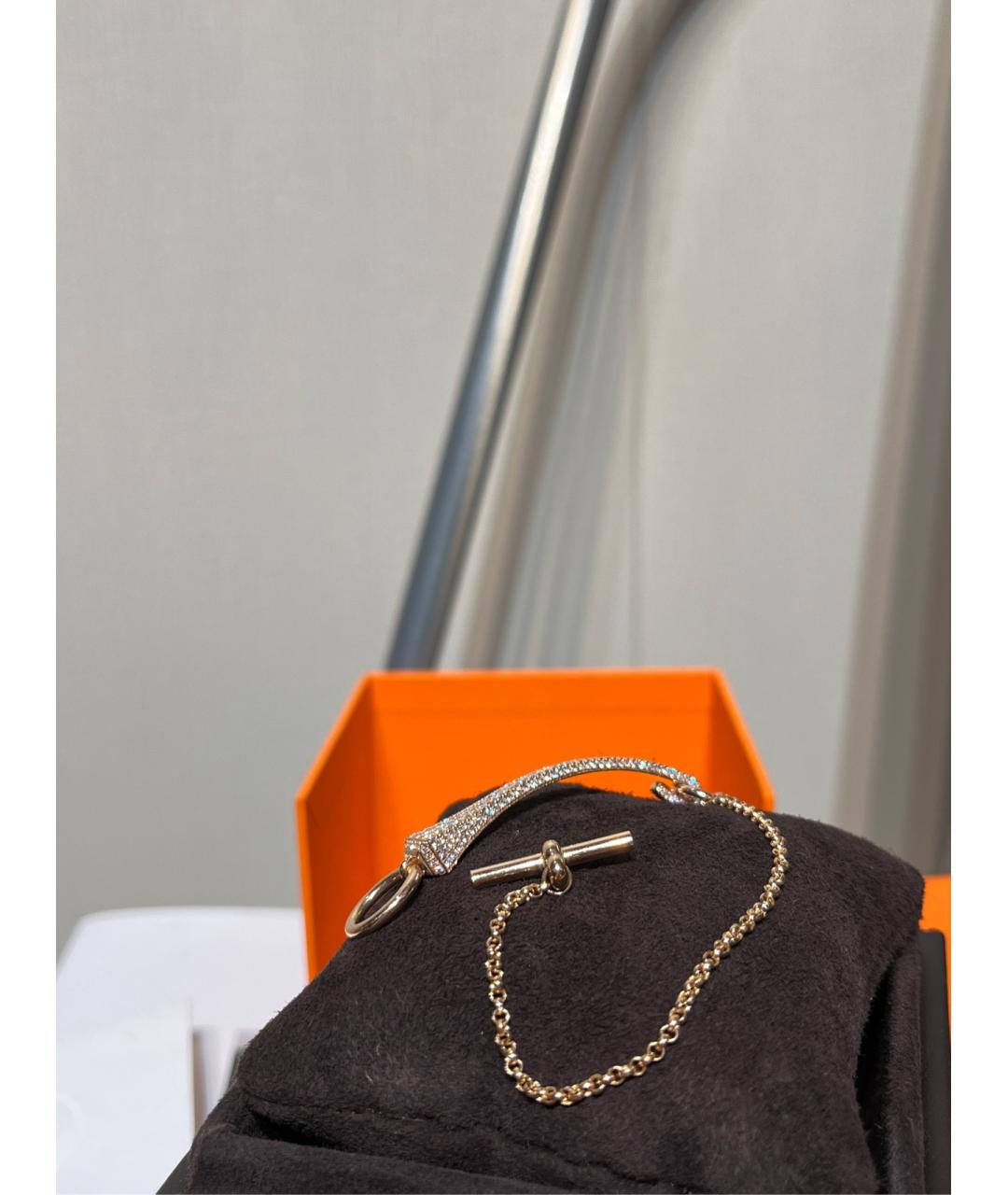HERMES Золотой браслет из розового золота, фото 8