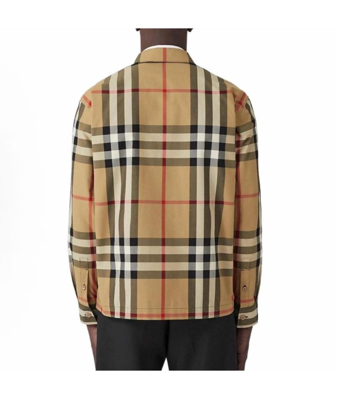 BURBERRY Коричневая хлопковая куртка, фото 4