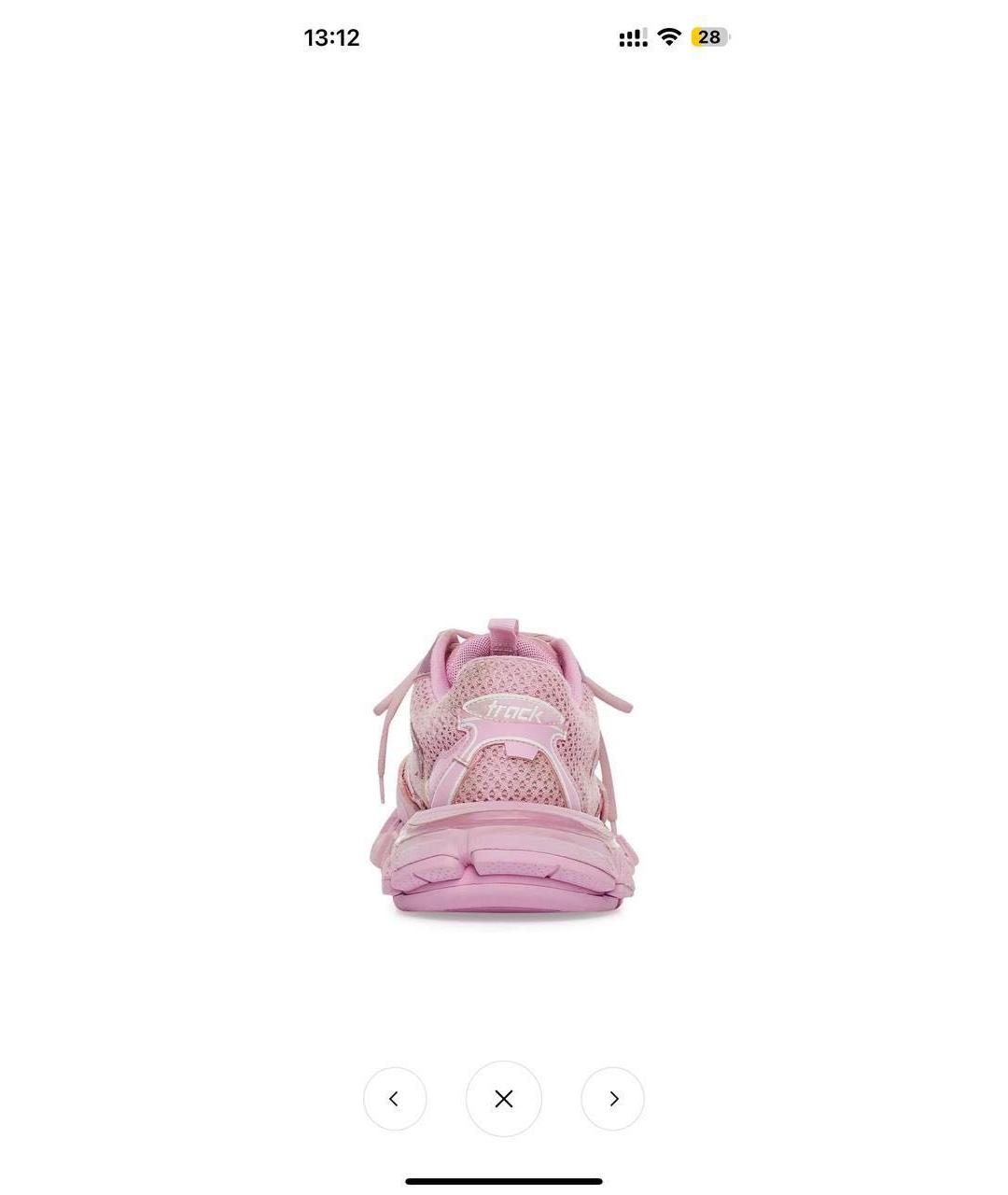BALENCIAGA Розовые кроссовки, фото 4