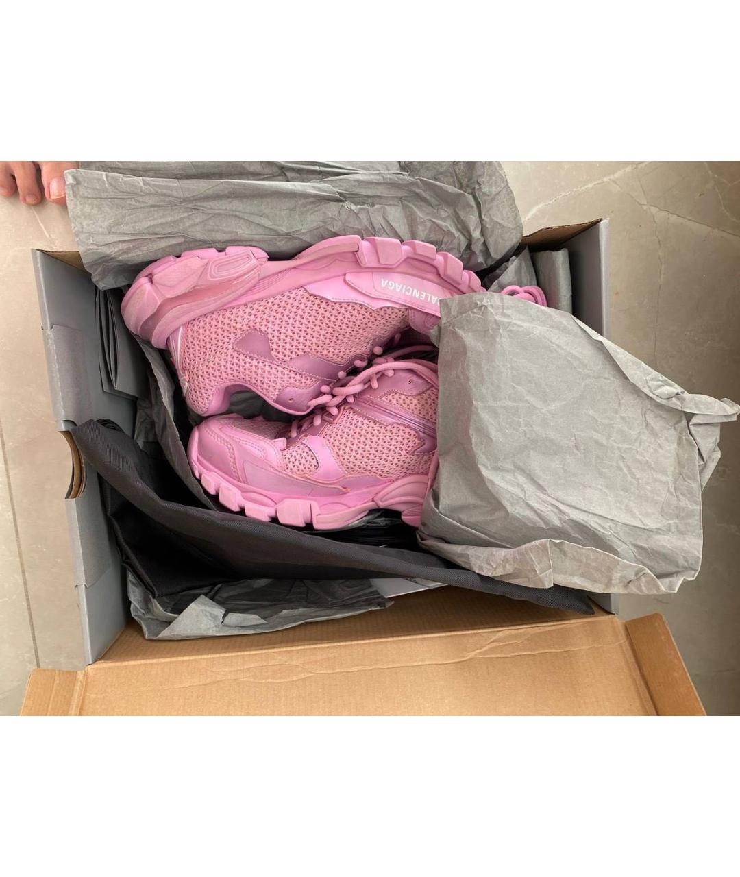 BALENCIAGA Розовые кроссовки, фото 3