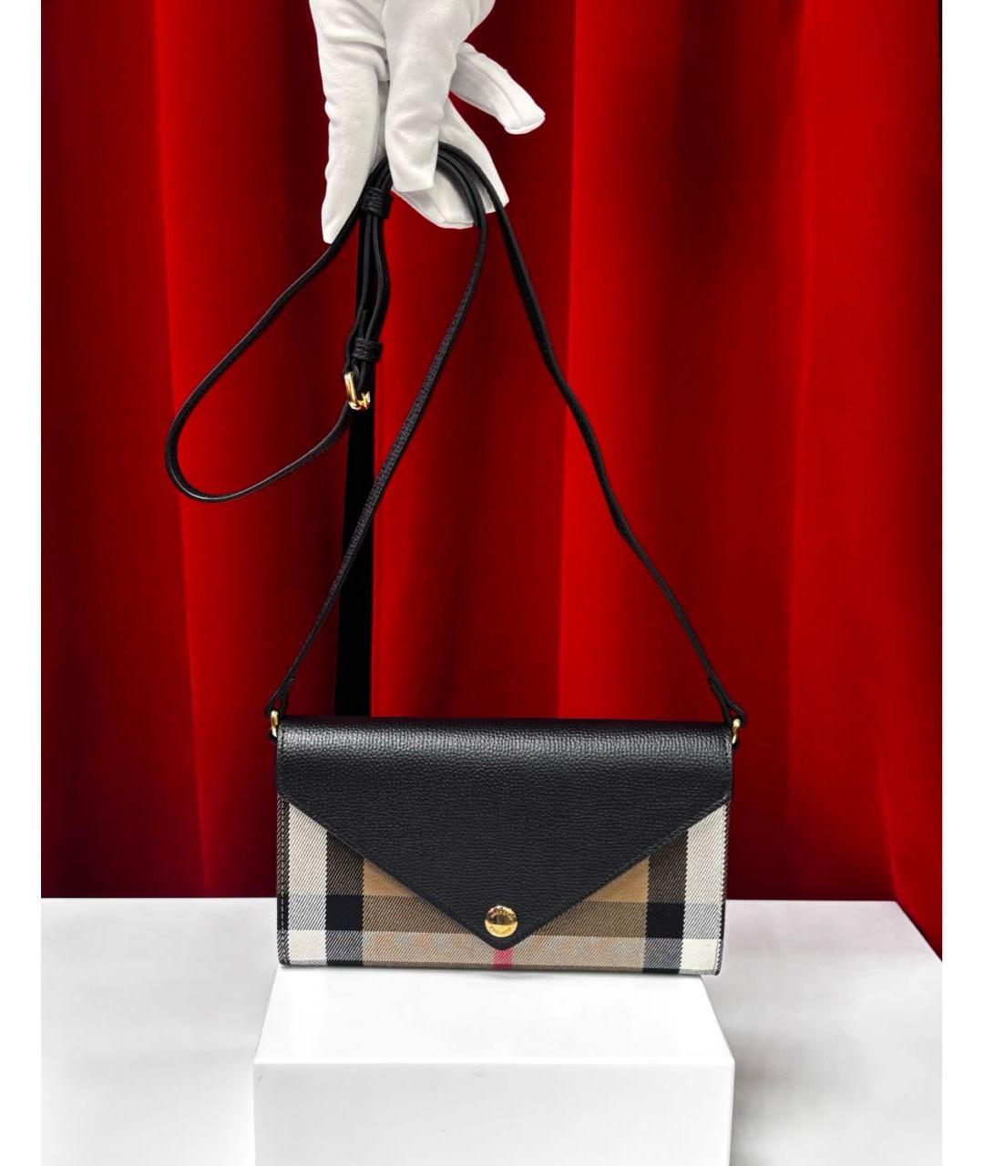BURBERRY Черная сумка через плечо, фото 4