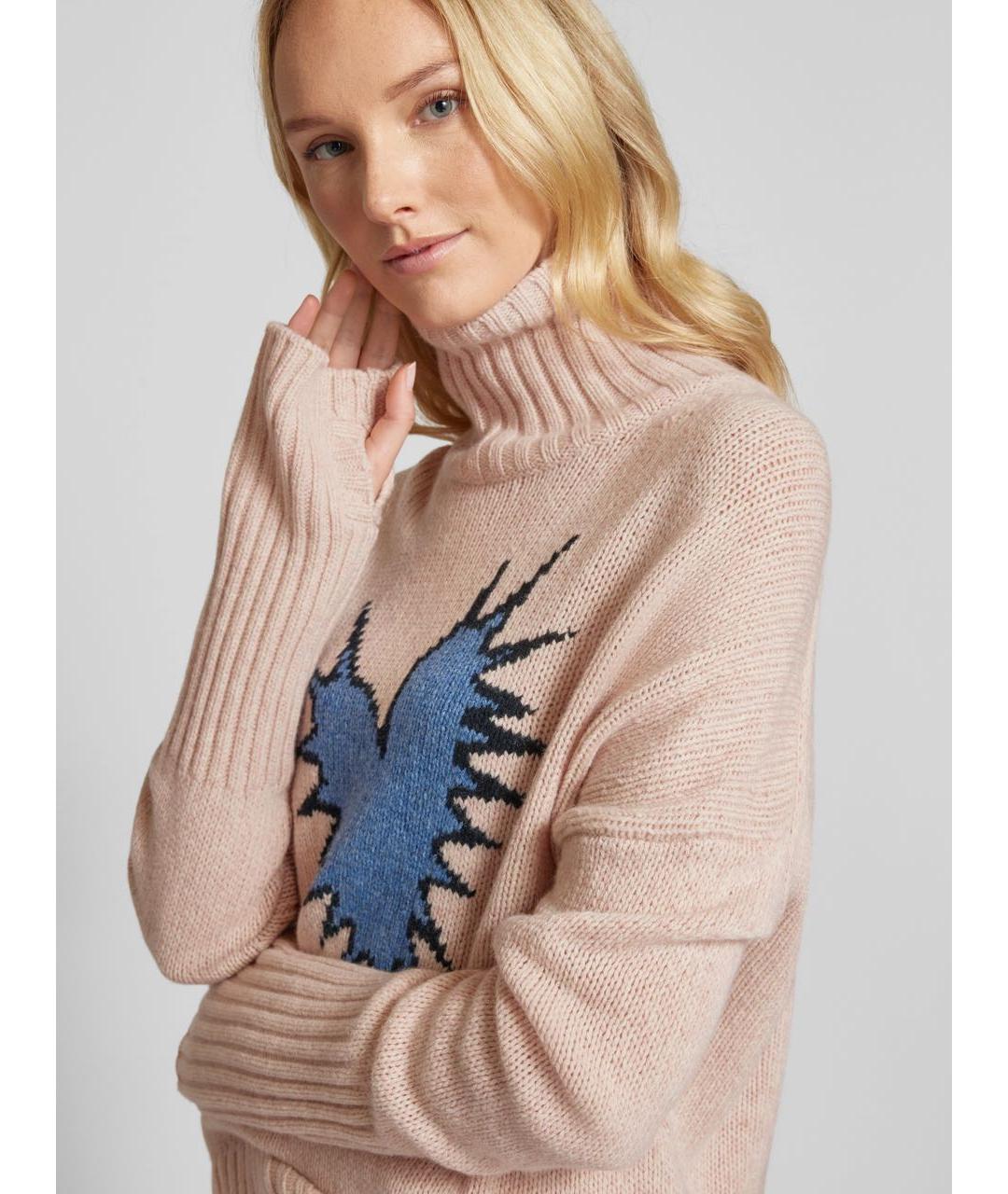 ZADIG & VOLTAIRE Розовый шерстяной джемпер / свитер, фото 6