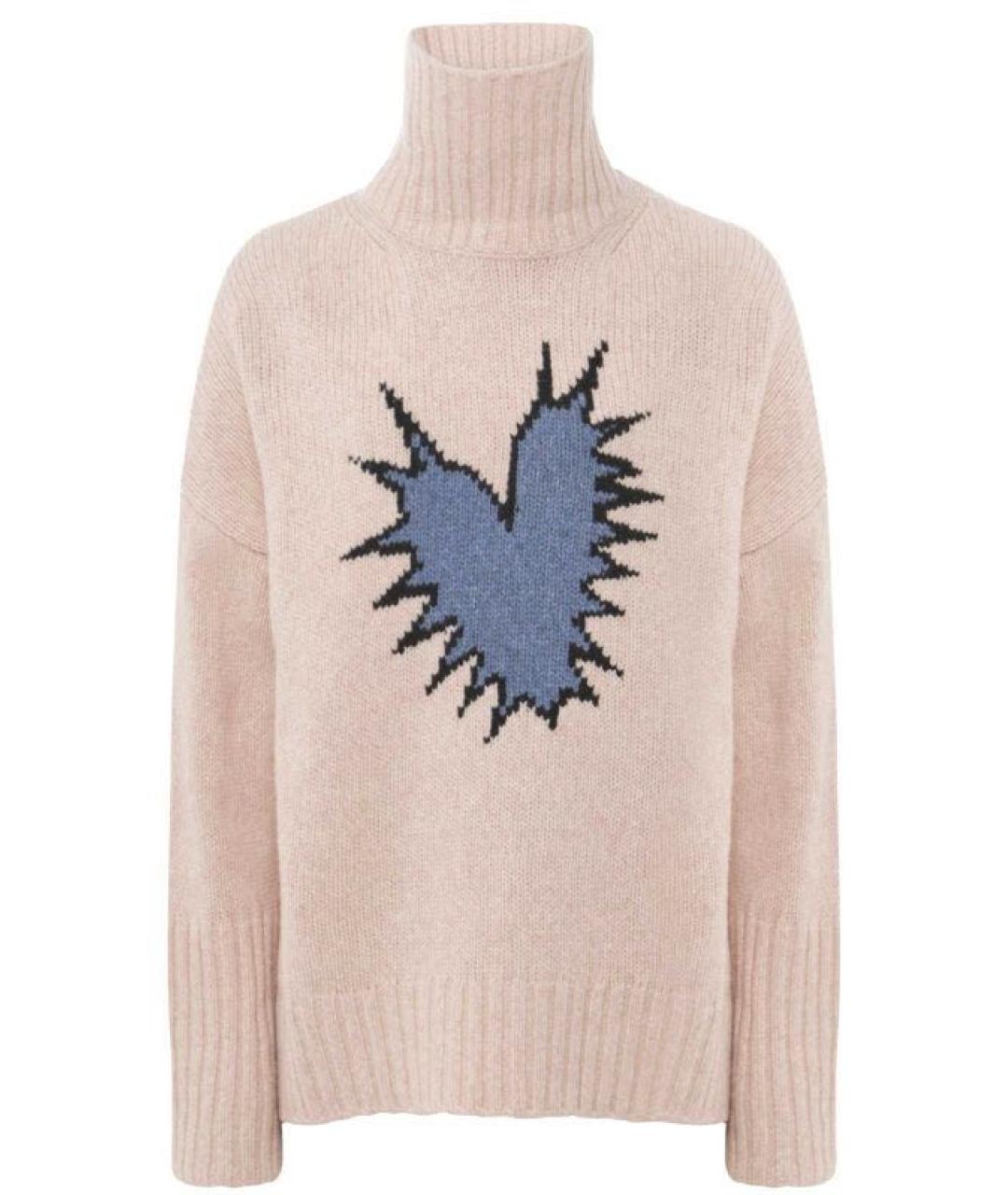 ZADIG & VOLTAIRE Розовый шерстяной джемпер / свитер, фото 9