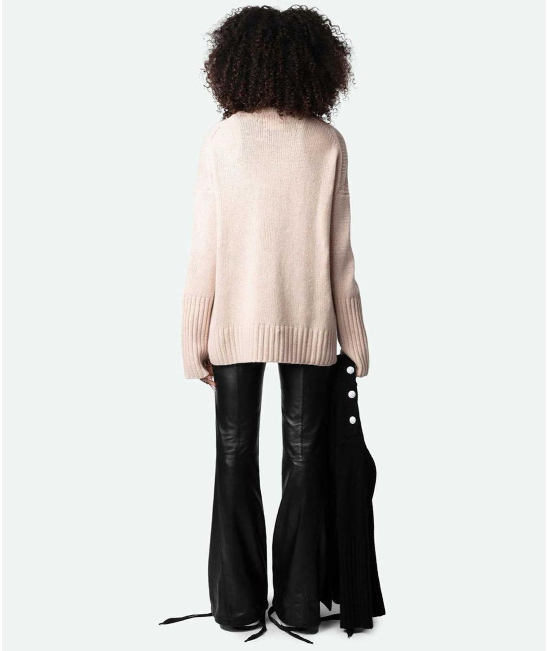 ZADIG & VOLTAIRE Розовый шерстяной джемпер / свитер, фото 8