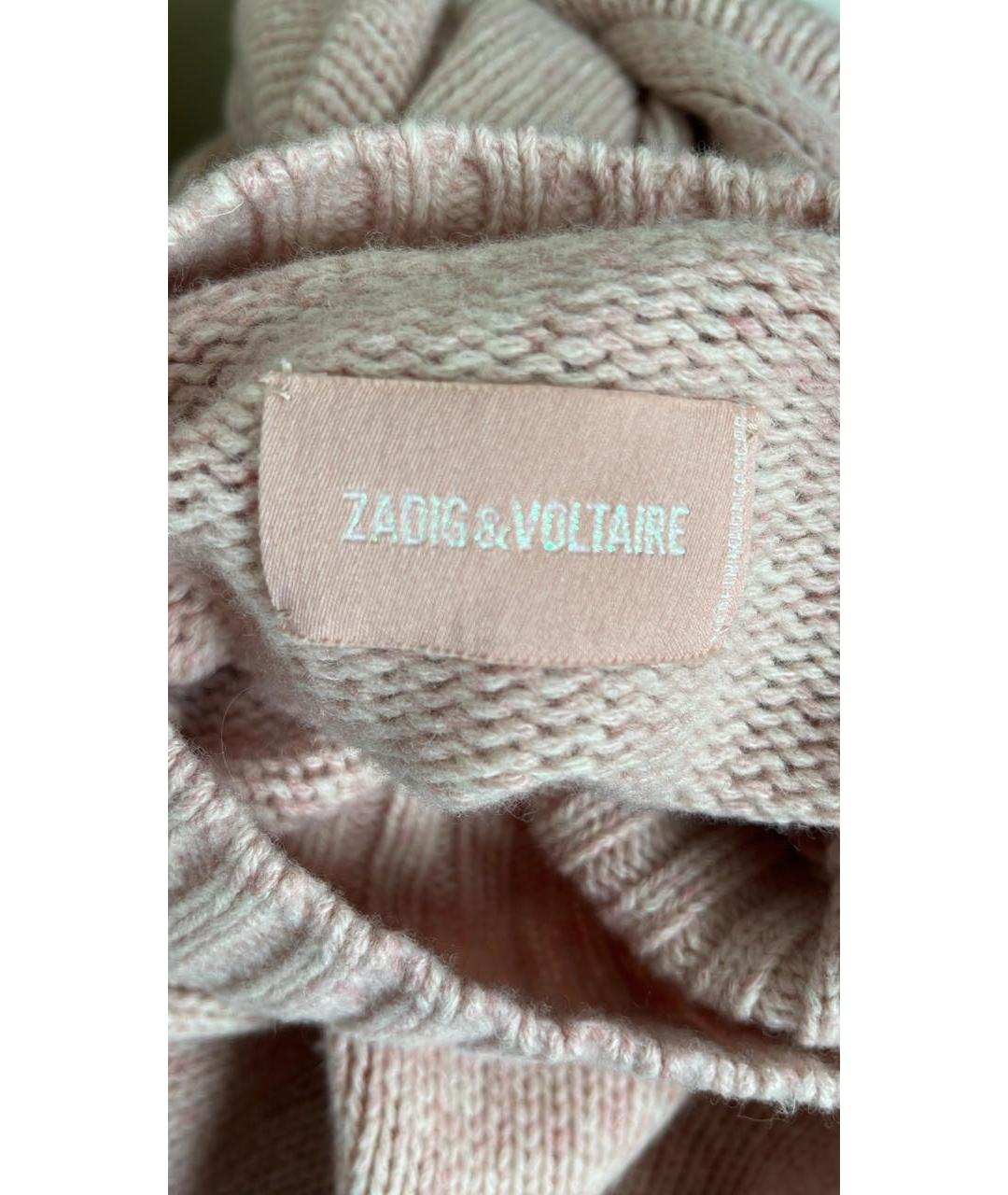 ZADIG & VOLTAIRE Розовый шерстяной джемпер / свитер, фото 2