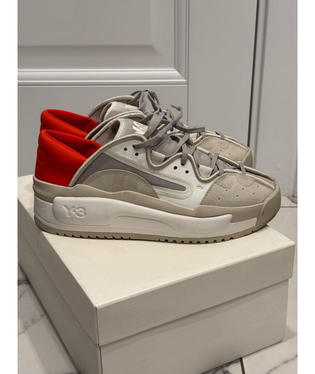 ADIDAS Бежевые замшевые низкие кроссовки / кеды, фото 8