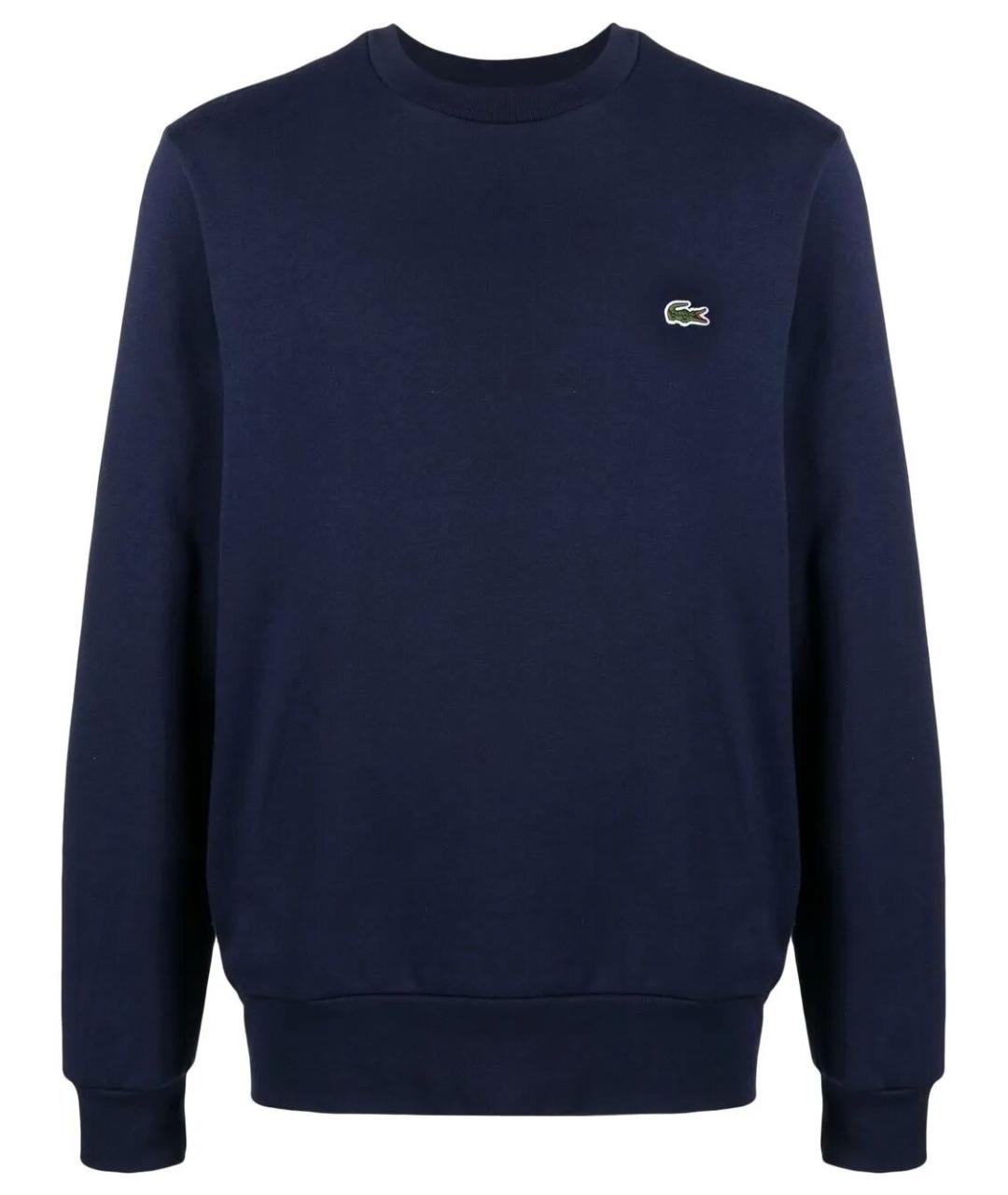 LACOSTE Синий полиэстеровый джемпер / свитер, фото 1