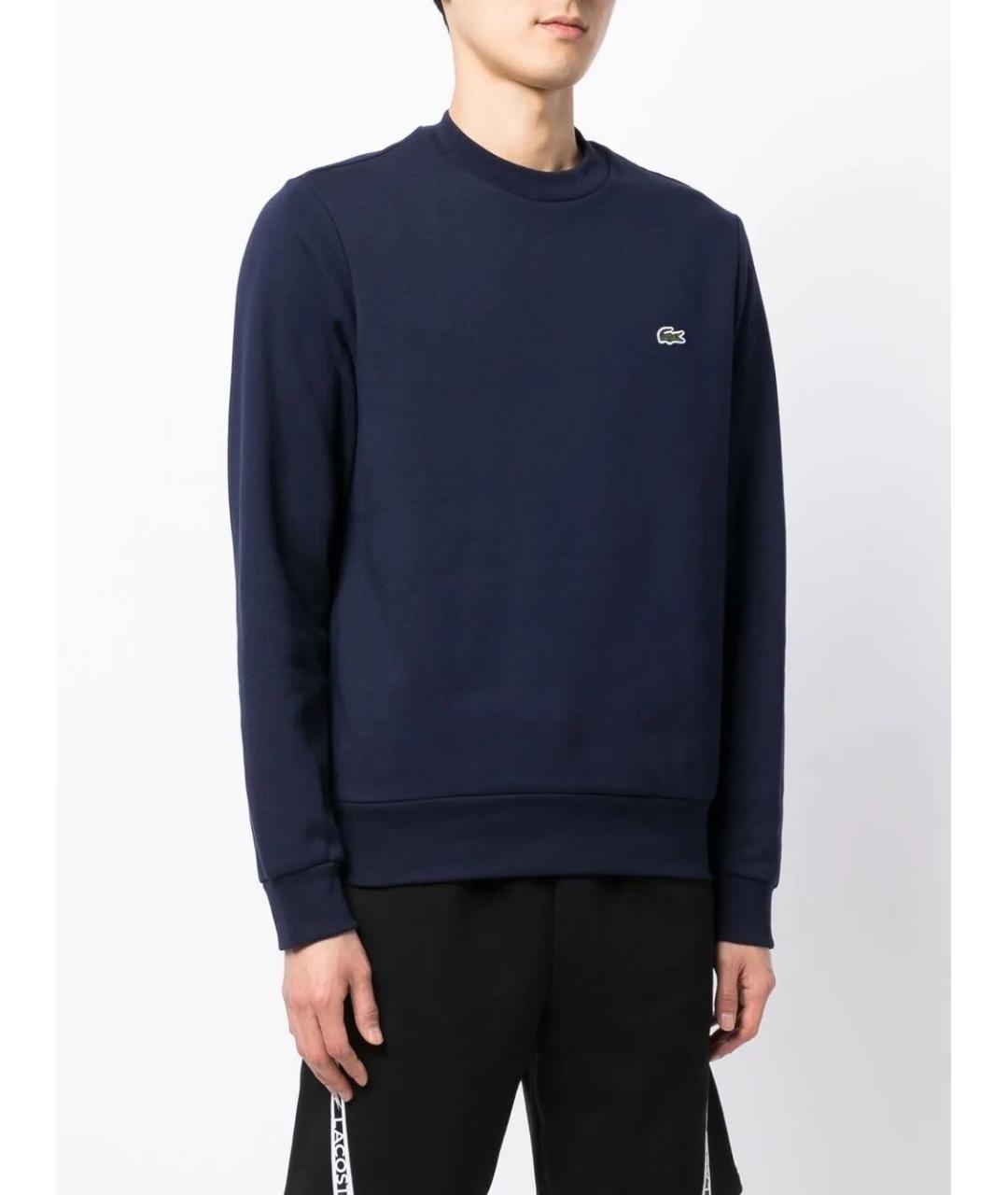 LACOSTE Синий полиэстеровый джемпер / свитер, фото 4