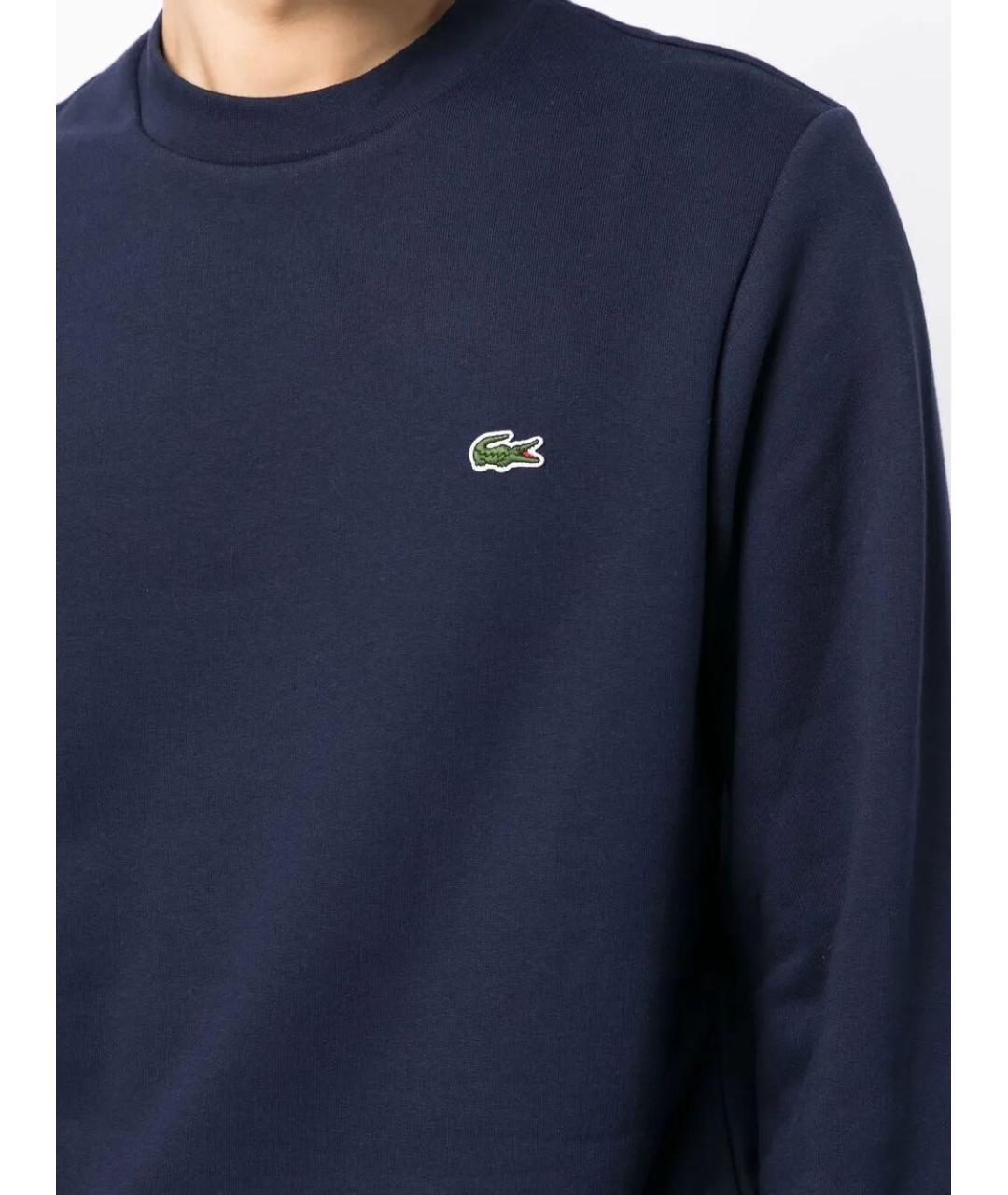 LACOSTE Синий полиэстеровый джемпер / свитер, фото 5