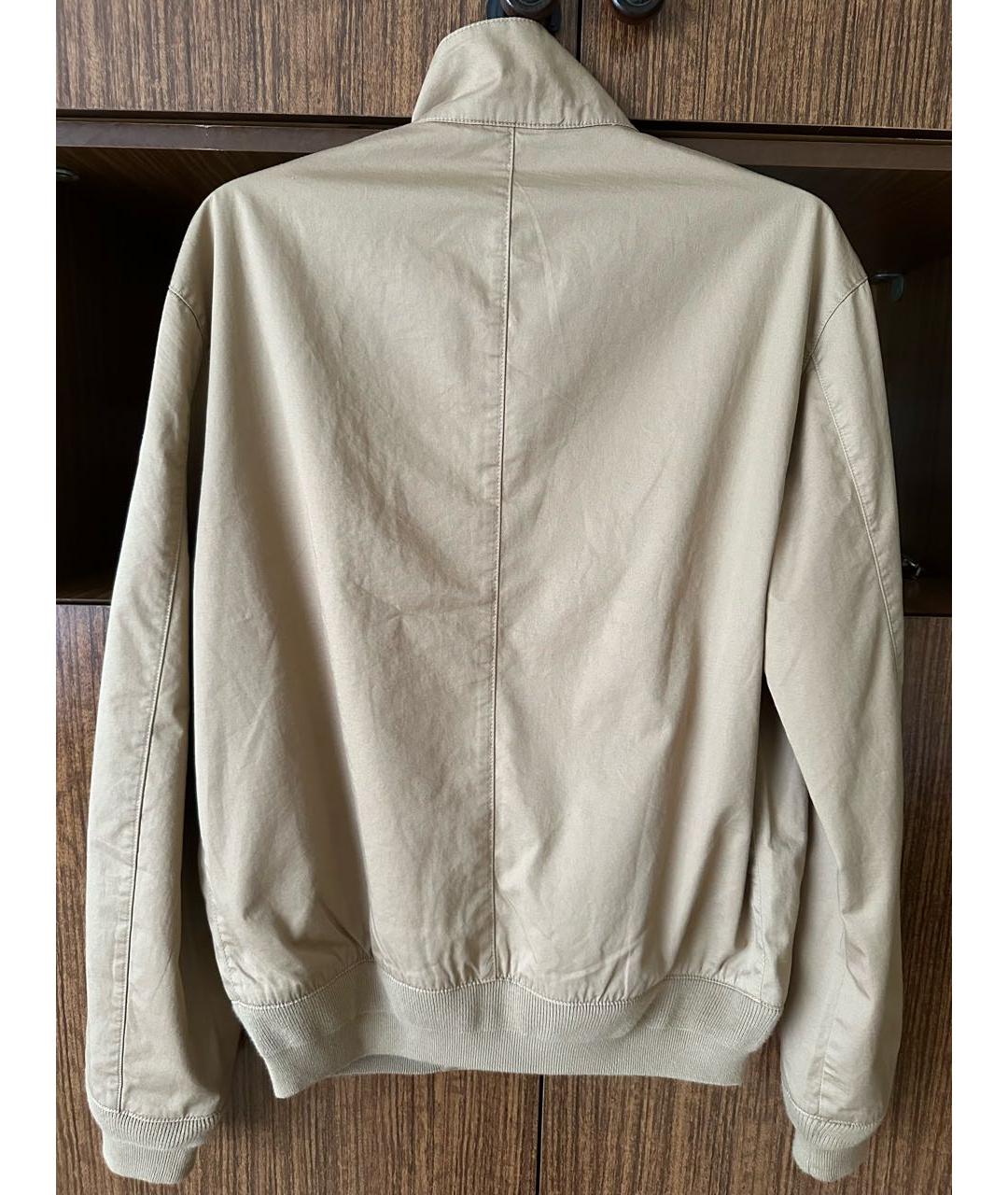 POLO RALPH LAUREN Бежевая хлопковая куртка, фото 2