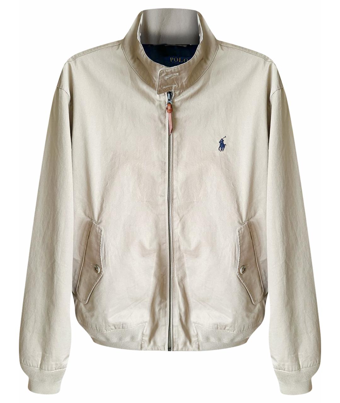 POLO RALPH LAUREN Бежевая хлопковая куртка, фото 1