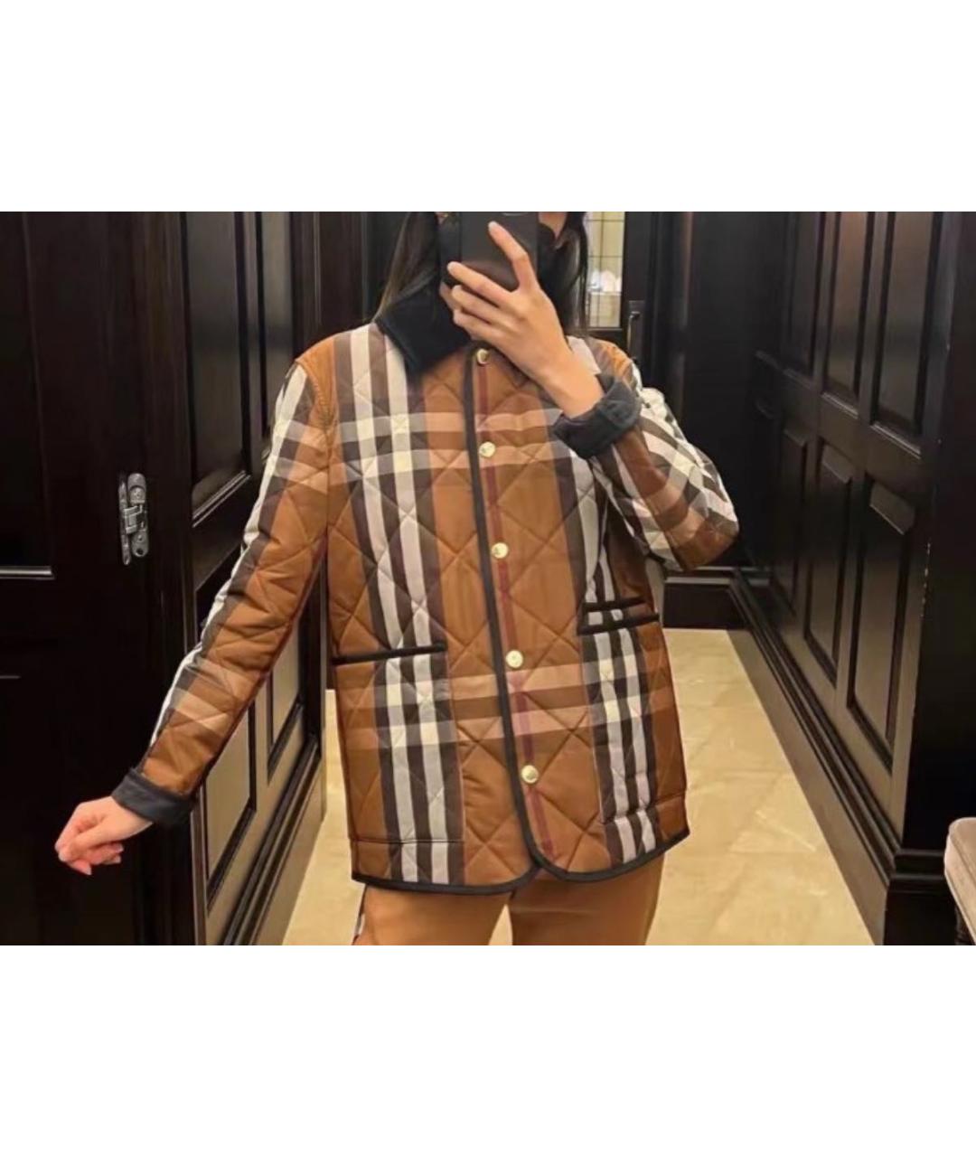 BURBERRY Коричневая куртка, фото 7