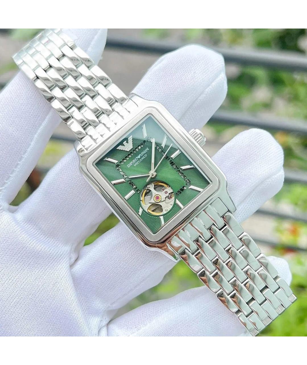 EMPORIO ARMANI Серебряные стальные часы, фото 9