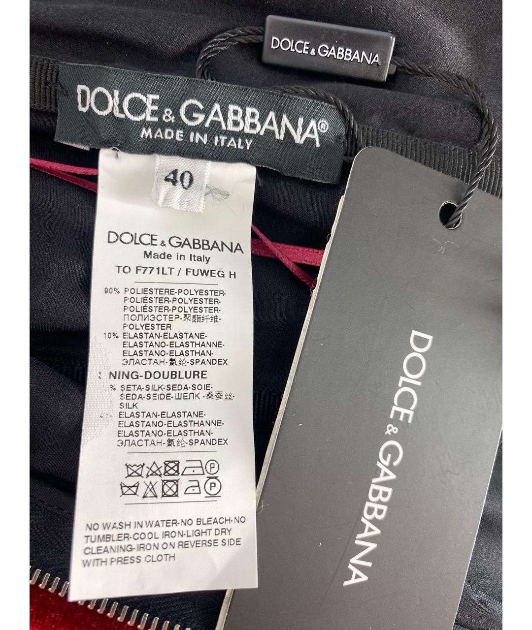 DOLCE&GABBANA Бордовый корсеты, фото 6