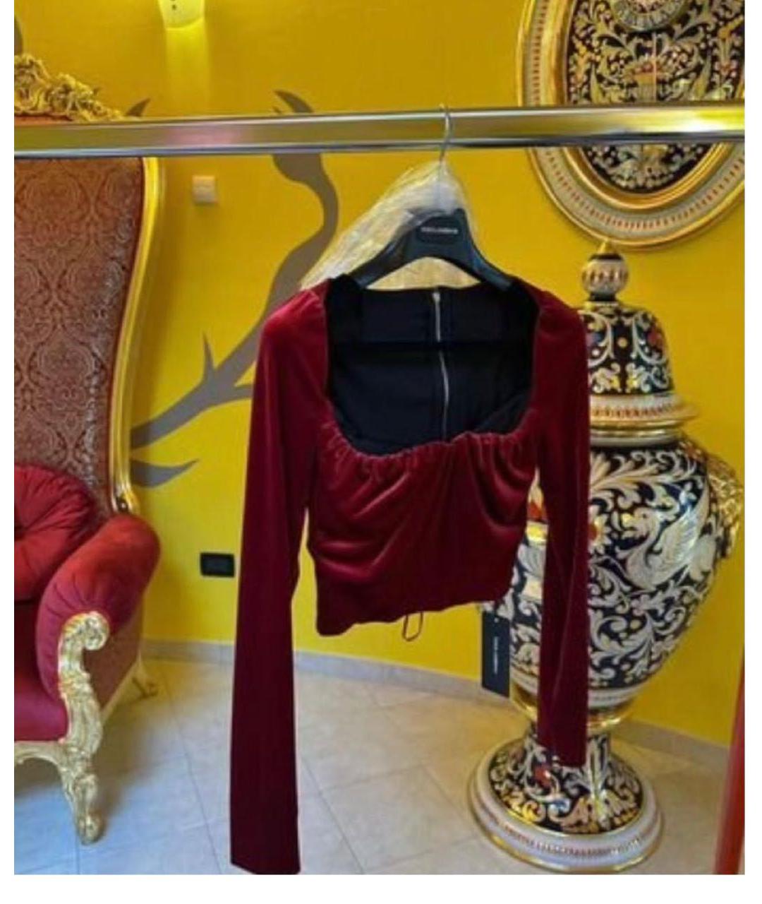 DOLCE&GABBANA Бордовый корсеты, фото 8