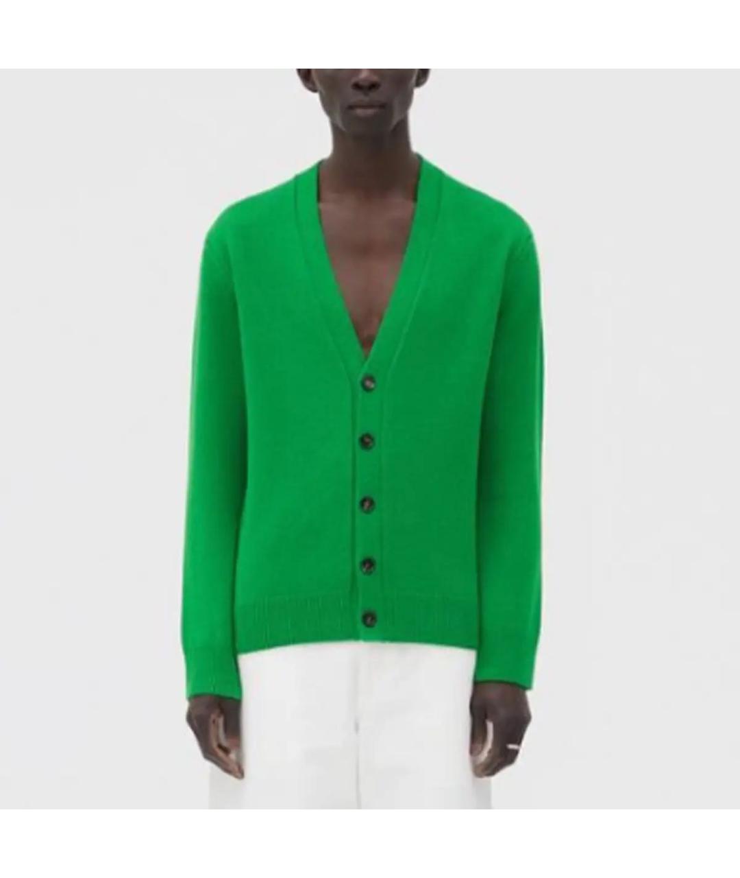 BOTTEGA VENETA Зеленый кардиган, фото 3