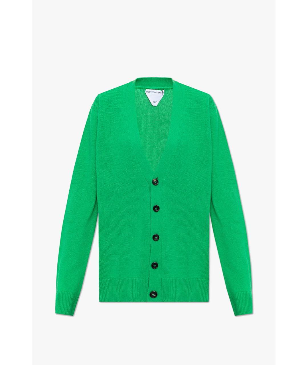BOTTEGA VENETA Зеленый кардиган, фото 4