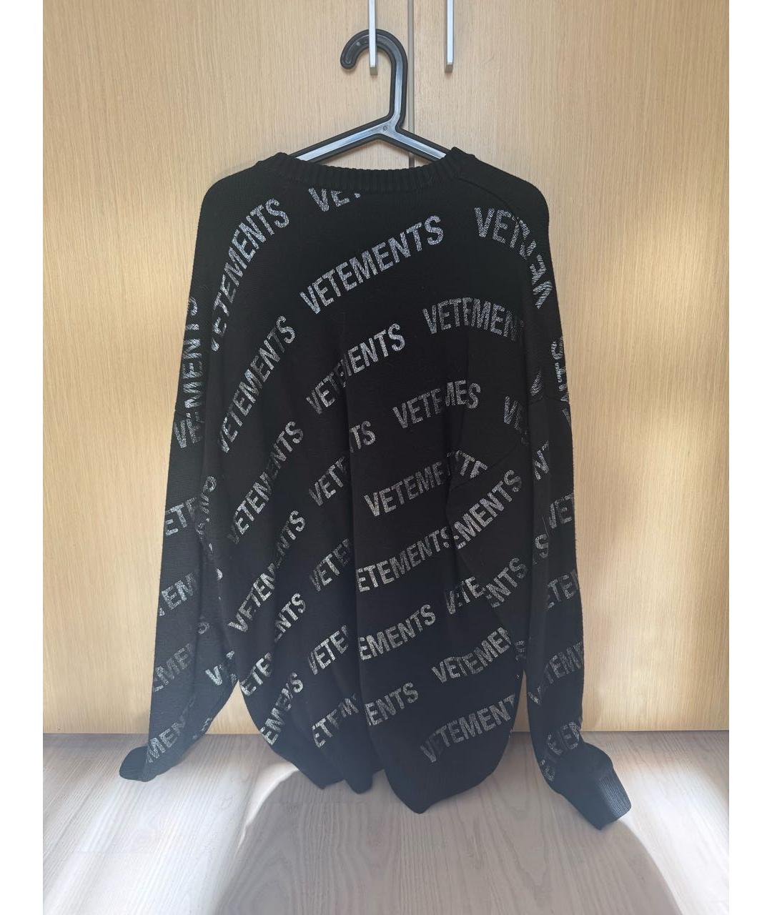 VETEMENTS Черный джемпер / свитер, фото 2