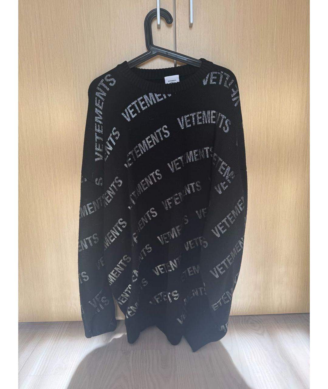 VETEMENTS Черный джемпер / свитер, фото 4