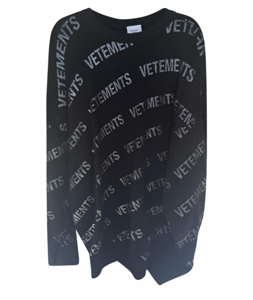 VETEMENTS Черный джемпер / свитер, фото 1