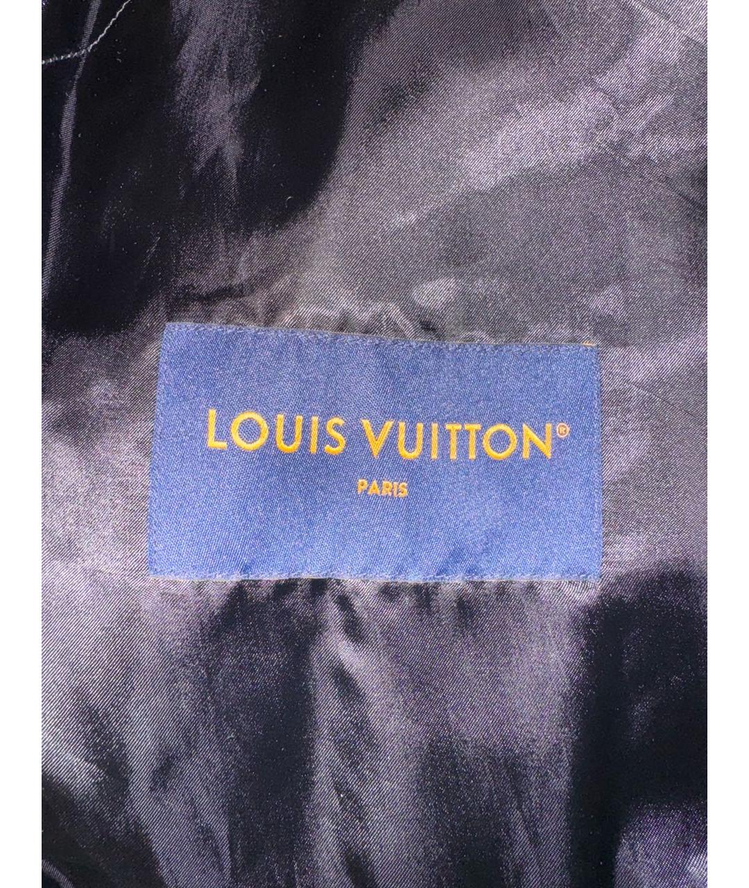 LOUIS VUITTON Черная кожаная куртка, фото 5