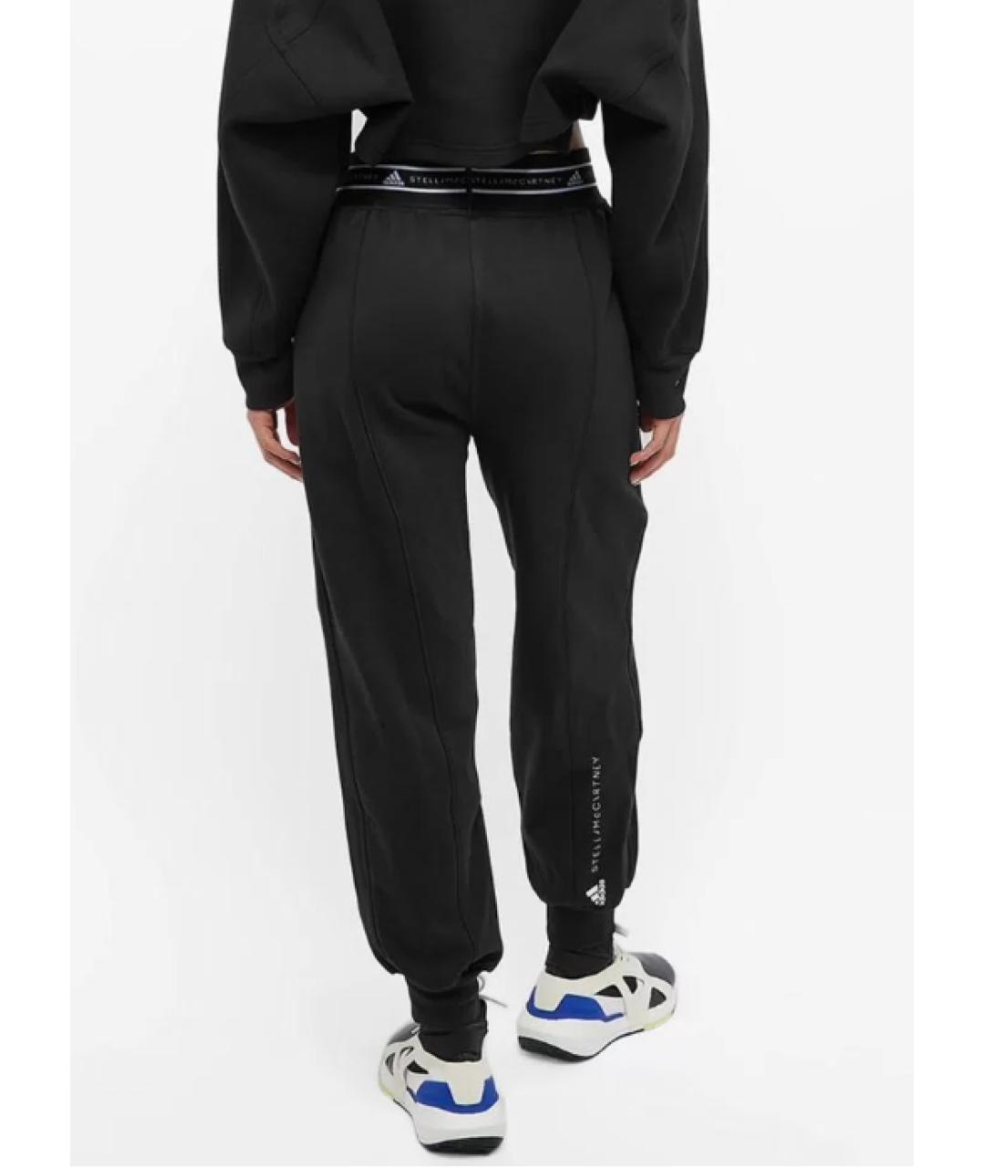 ADIDAS BY STELLA MCCARTNEY Черные хлопковые спортивные брюки и шорты, фото 3