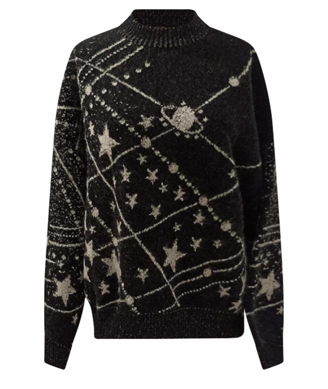 SAINT LAURENT Черный шерстяной джемпер / свитер, фото 1