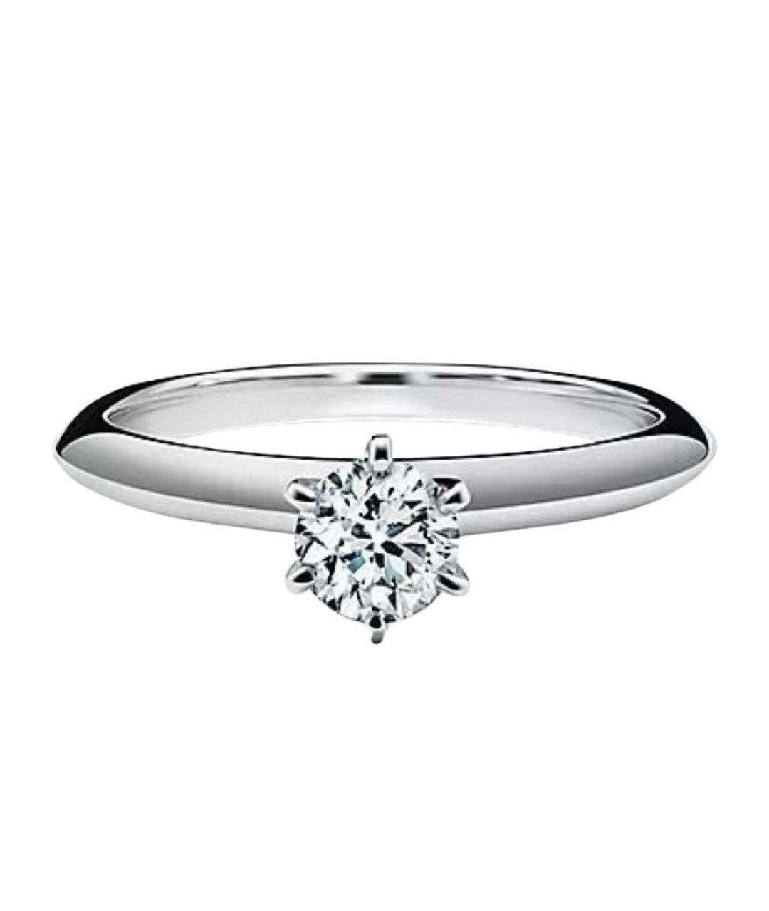 TIFFANY&CO Серебряное платиновое кольцо, фото 5