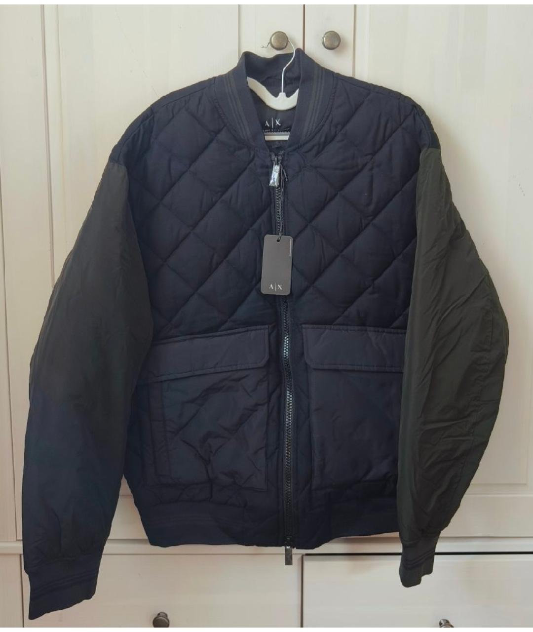 ARMANI EXCHANGE Черная полиэстеровая куртка, фото 9