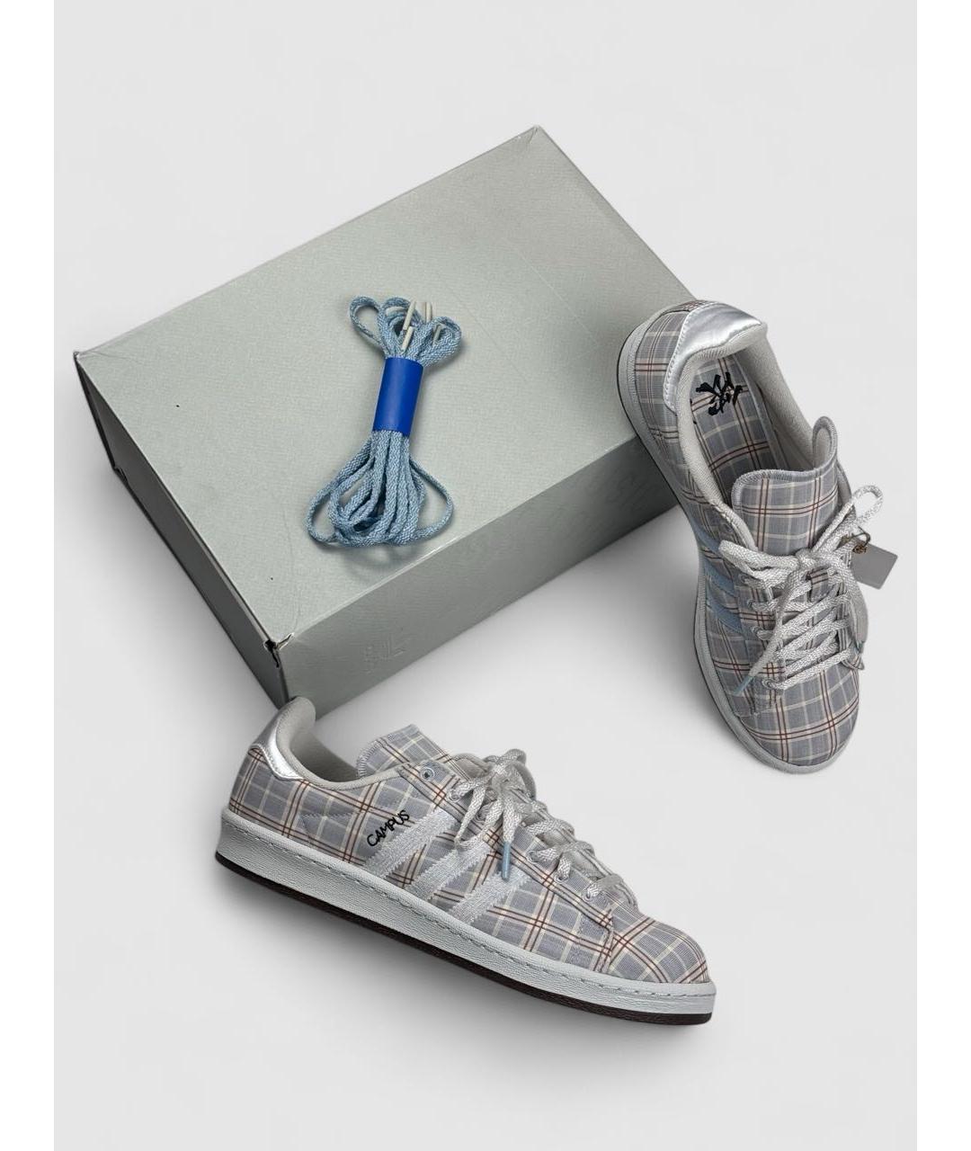ADIDAS Серые текстильные низкие кроссовки / кеды, фото 5