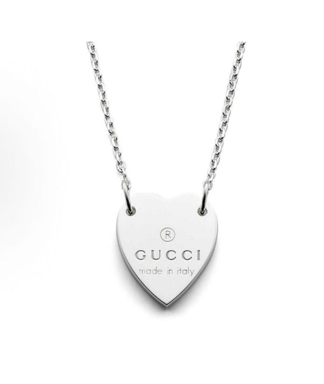 GUCCI Серебряная серебряная подвеска, фото 9