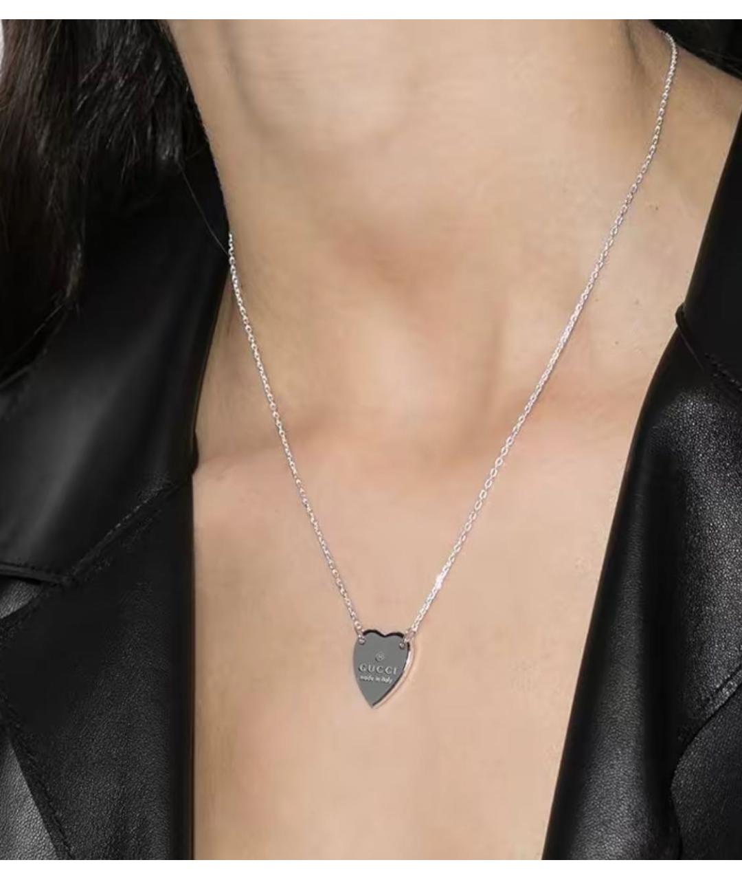 GUCCI Серебряная серебряная подвеска, фото 4