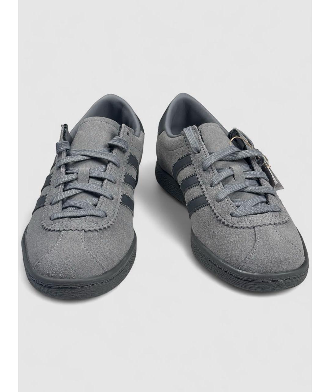 ADIDAS Серые замшевые низкие кроссовки / кеды, фото 5