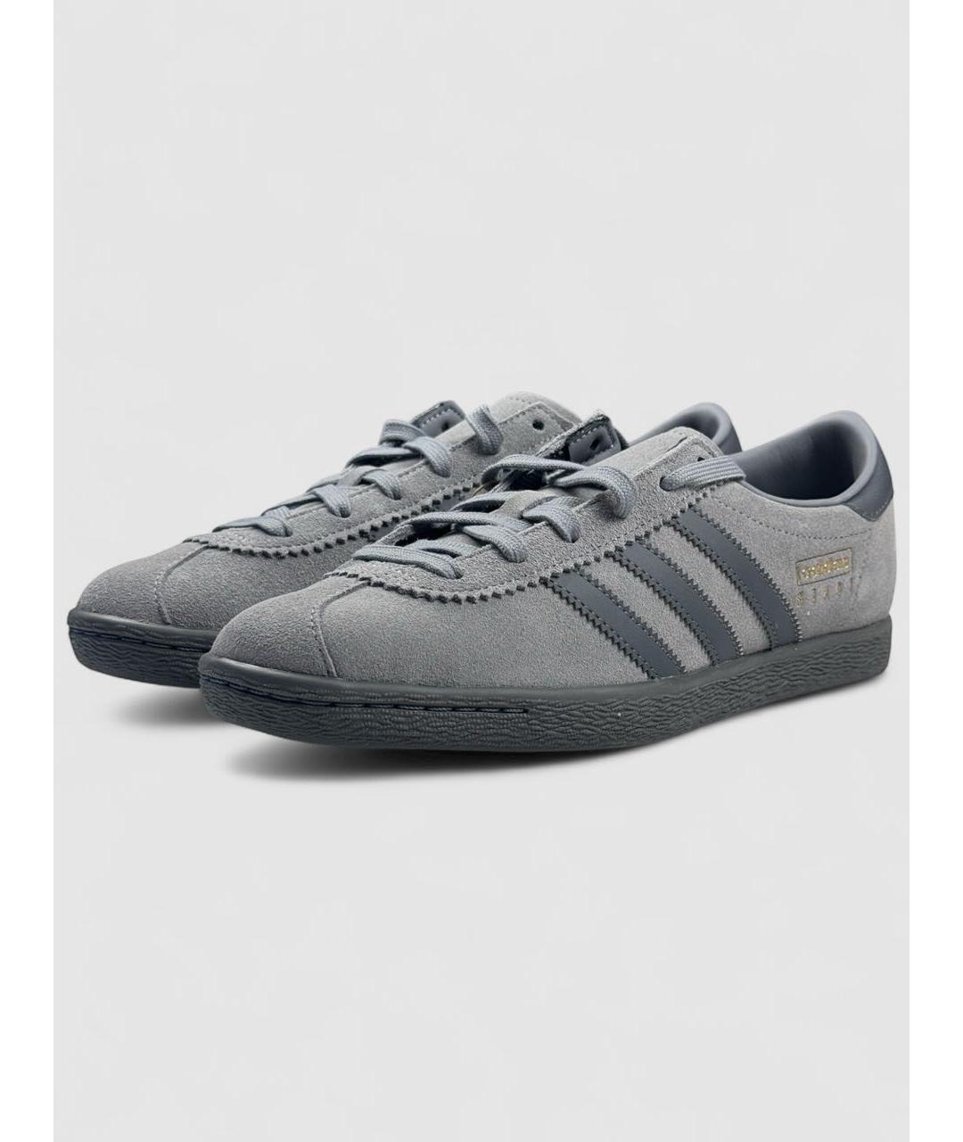ADIDAS Серые замшевые низкие кроссовки / кеды, фото 2