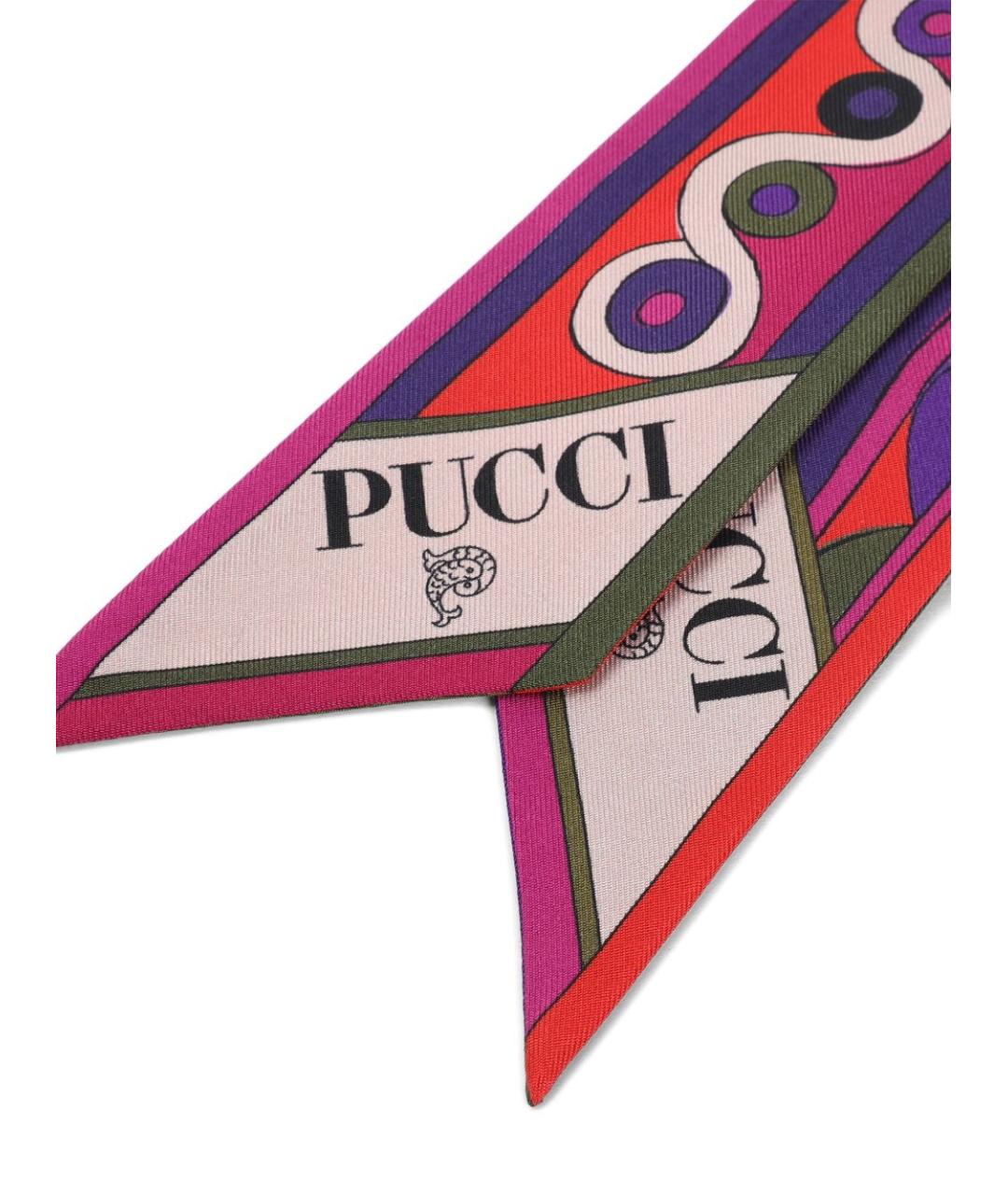 PUCCI Мульти шелковый шарф, фото 2